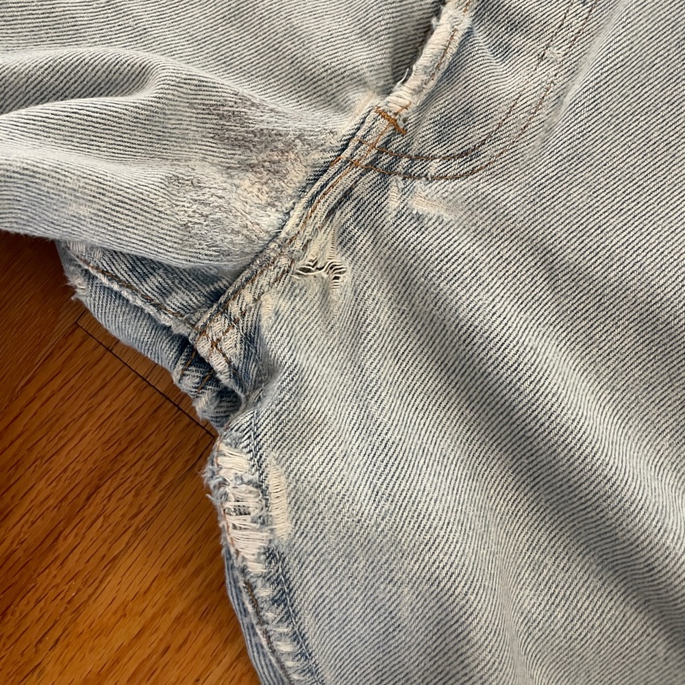 Rare Distressed custom embroidery vintage Levi 501 29x32 - Picture 3 of 13